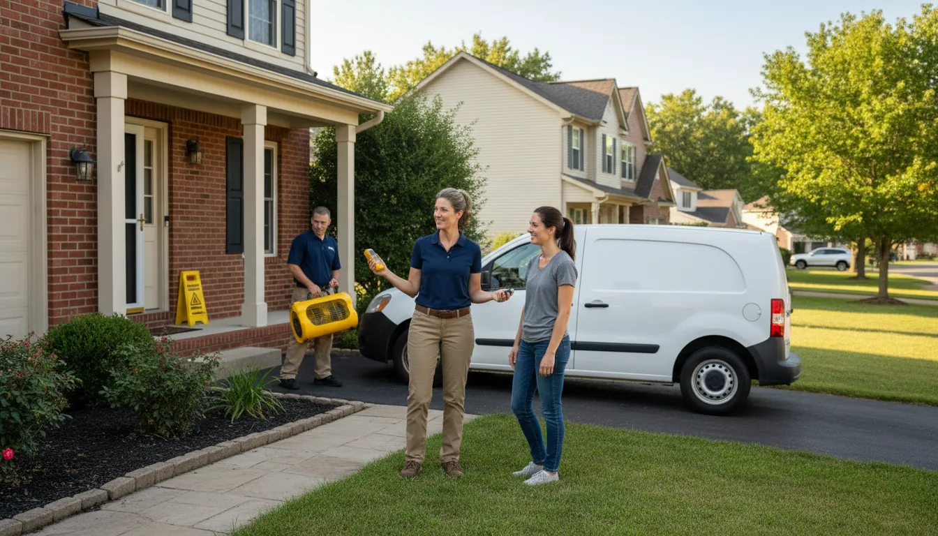 Water restoration image for Dehumidification And Cleanup Services in Morrison, IA
